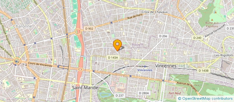 localisation de l'entreprise MADAME MITSUKO HARA  MAISONS-LAFFITTE