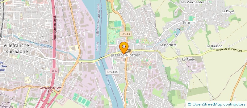 localisation de l'entreprise MADAME MIVU POPA  JASSANS-RIOTTIER