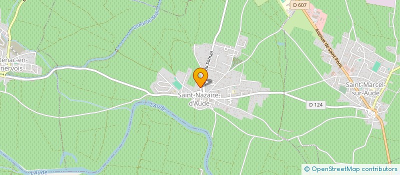 localisation de l'entreprise MADAME MIYUKI KONDO  SAINT-NAZAIRE-D'AUDE