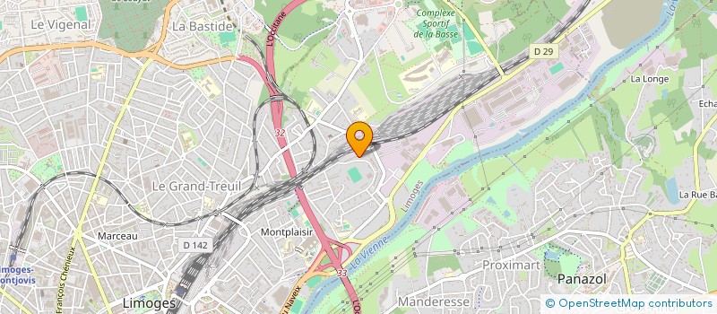 localisation de l'entreprise MADAME MIZIJANA KURTIC  LIMOGES