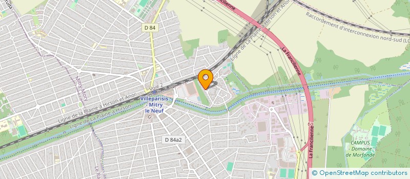 localisation de l'entreprise MADAME MLADENKA BAVCEVIC  VILLEPARISIS