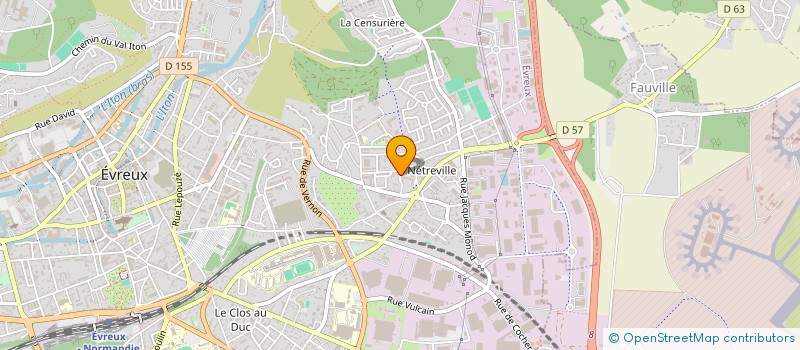 localisation de l'entreprise MADAME MLOUKA MOUEDDENE à EVREUX