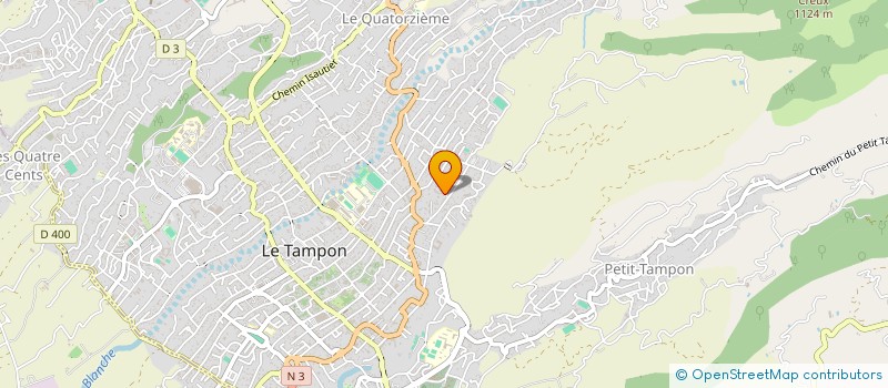 localisation de l'entreprise MADAME MMAEVA TECHER à LE TAMPON