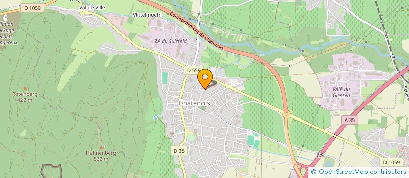 localisation de l'entreprise MADAME MOANA FAUDEL  CHATENOIS