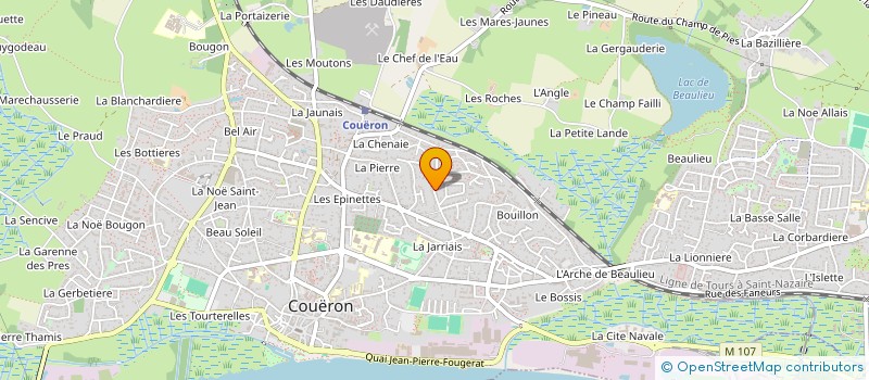 localisation de l'entreprise MADAME MOANAZAFY RHUPAH SIDY à COUERON
