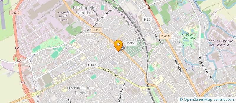 localisation de l'entreprise MADAME MOBINA ISMAEL LAVANGY  LA CHAPELLE-SAINT-LUC