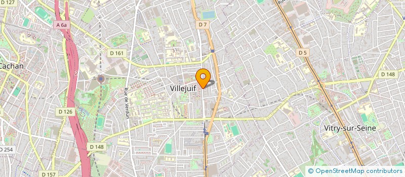 localisation de l'entreprise MADAME MOBIO KEGBA  VILLEJUIF