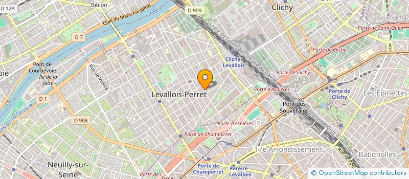 localisation de l'entreprise MADAME MODANA LARRIGADE à LEVALLOIS-PERRET