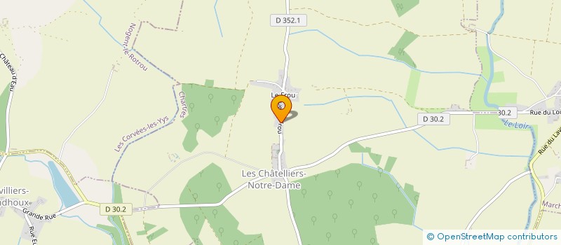 localisation de l'entreprise MADAME MODESTIE PIERRETTE à LES CHATELLIERS-NOTRE-DAME