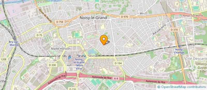 localisation de l'entreprise MADAME MODESTINE SOAZANANY  NOISY-LE-GRAND