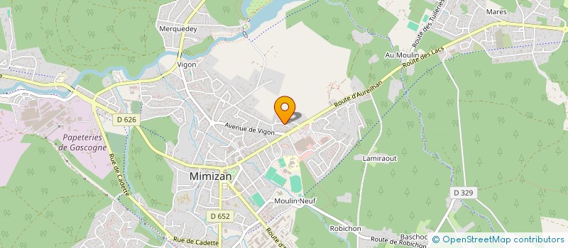 localisation de l'entreprise MADAME MODESTO VELADO  MIMIZAN