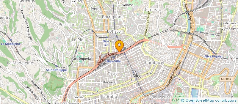 localisation de l'entreprise MADAME MODESTY COULAUD  NICE