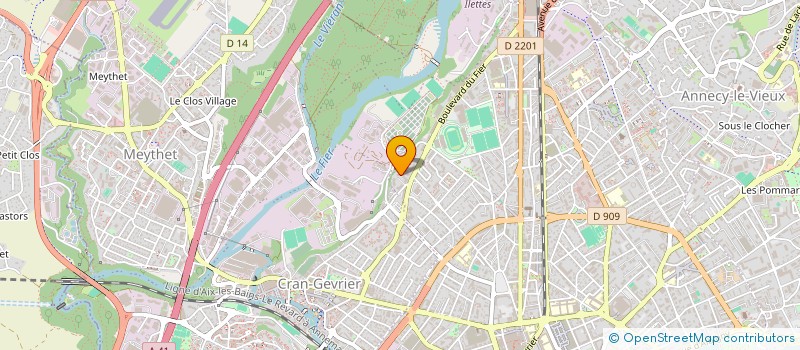 localisation de l'entreprise MADAME MODESTY DA MOUTA à ANNECY