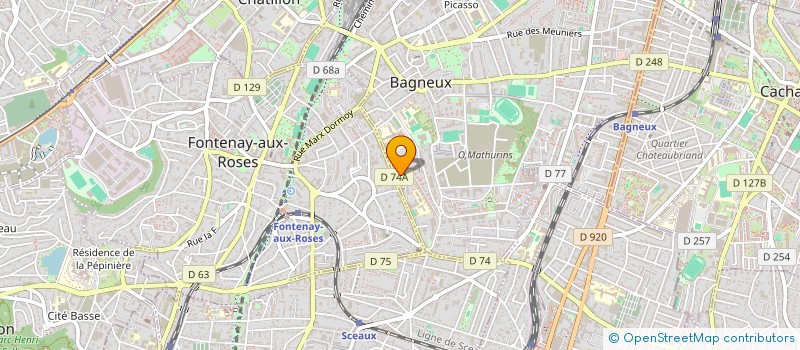localisation de l'entreprise MADAME MODI LIU à BAGNEUX