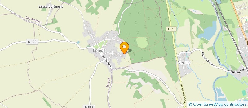 localisation de l'entreprise MADAME MOEA GIRARD  EPIEDS