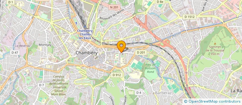 localisation de l'entreprise MADAME MOENA EKOSSONO BETAYENE à CHAMBERY