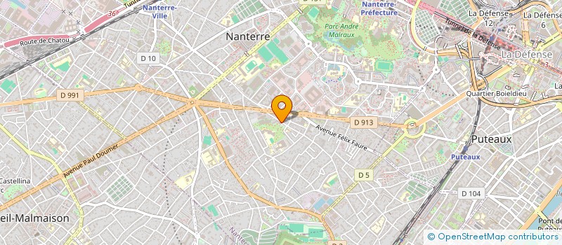 localisation de l'entreprise MADAME MOFIDA BEN SALEM à NANTERRE