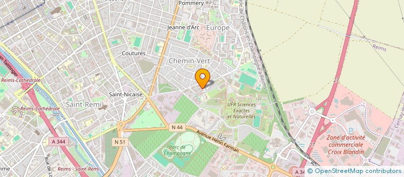 localisation de l'entreprise MADAME MOHAMED ARSSALANE  REIMS