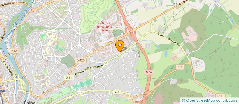 localisation de l'entreprise MADAME MOHAMED BAKRETI  EPINAL