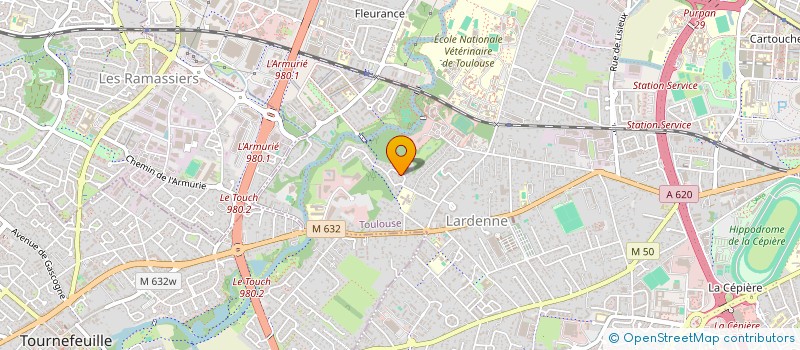 localisation de l'entreprise MADAME MOHAMED BENABDALLAH  TOULOUSE