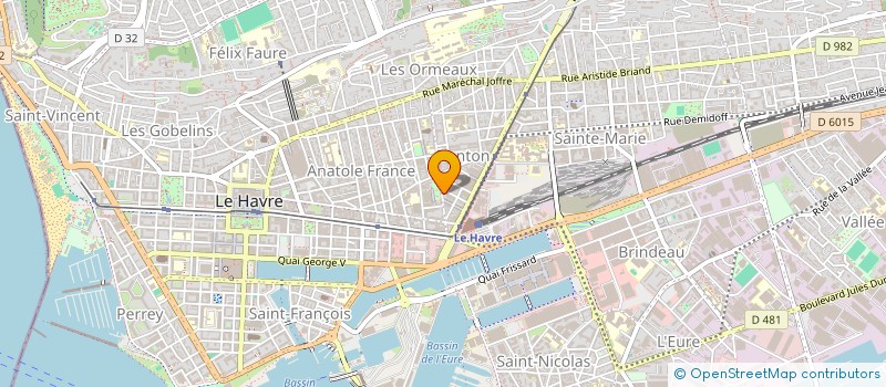 localisation de l'entreprise MADAME MOHAMED CHABOUB à LE HAVRE