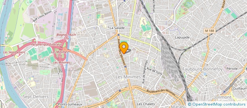 localisation de l'entreprise MADAME MOHAMED DHIF ALLAH à TOULOUSE