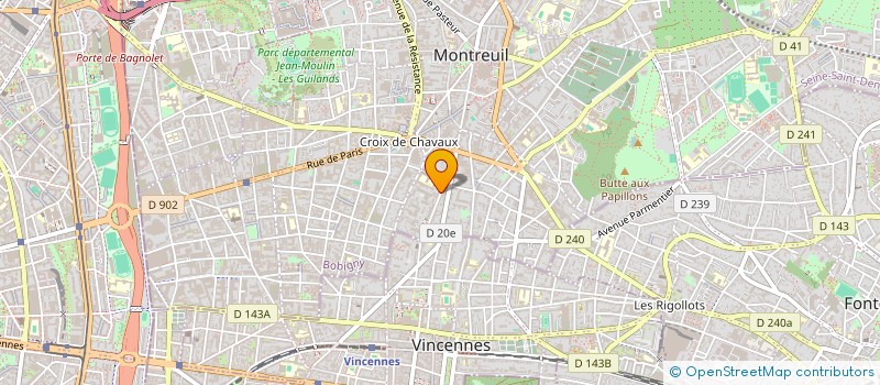 localisation de l'entreprise MADAME MOHAMED KAHLOUCHE à MONTREUIL