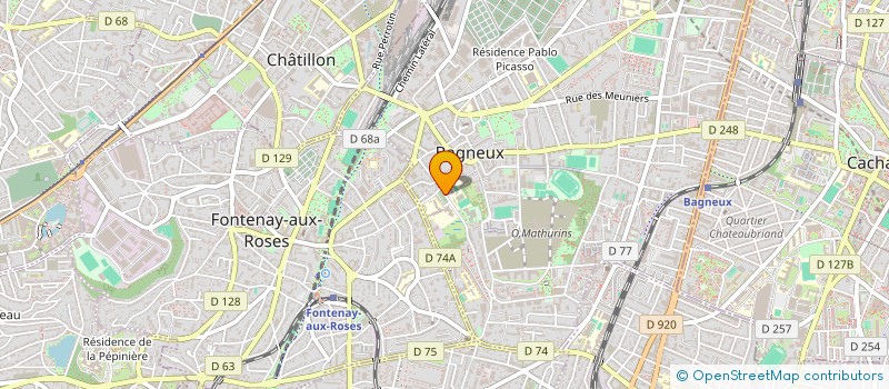 localisation de l'entreprise MADAME MOHAMED KHENISSI à BAGNEUX