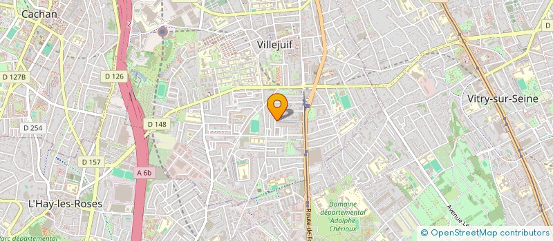 localisation de l'entreprise MADAME MOHAMED OURHOU  VILLEJUIF