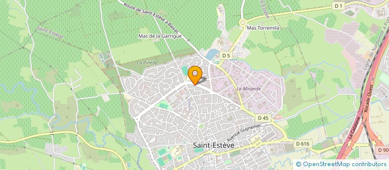 localisation de l'entreprise MADAME MOHAMED SIDIBE  SAINT-ESTEVE