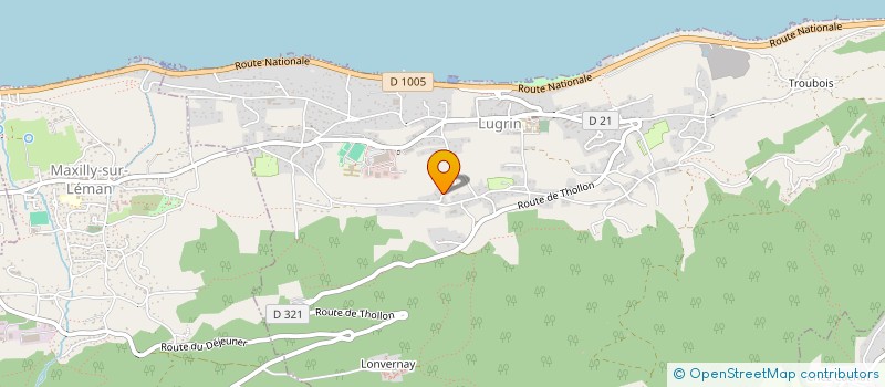 localisation de l'entreprise MADAME MOHAMED ZOUAI  LUGRIN