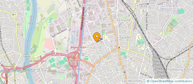 localisation de l'entreprise MADAME MOHAMMED BENANEUR à TOULOUSE