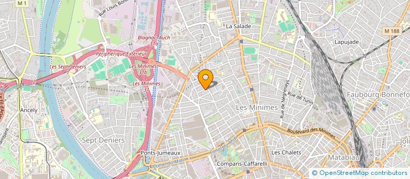 localisation de l'entreprise MADAME MOHAMMED BENANTEUR à TOULOUSE