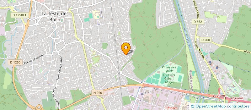 localisation de l'entreprise MADAME MOHAMMED BOUERI  LA TESTE-DE-BUCH