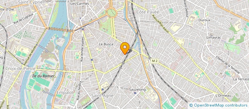 localisation de l'entreprise MADAME MOHAMMED ELHADI  TOULOUSE