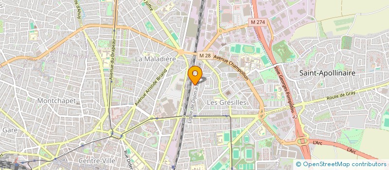 localisation de l'entreprise MADAME MOHAMMED ROUSSOTTE  DIJON