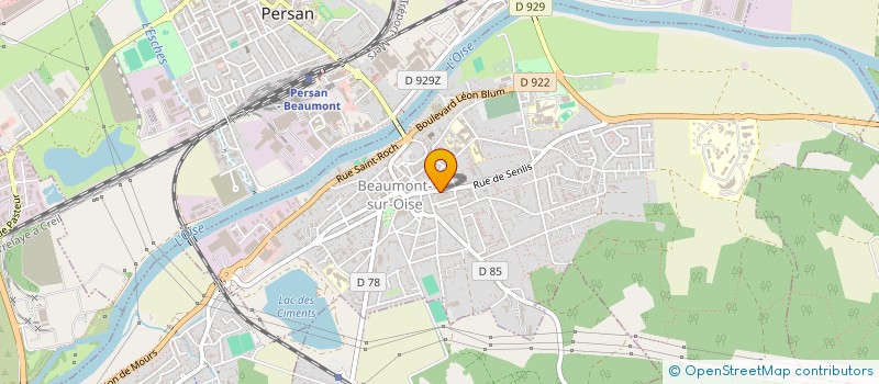 localisation de l'entreprise MADAME MOHAND GHERSA à BEAUMONT-SUR-OISE