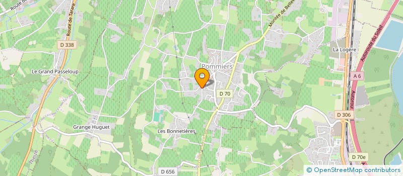 localisation de l'entreprise MADAME MOHEA VERRET  POMMIERS