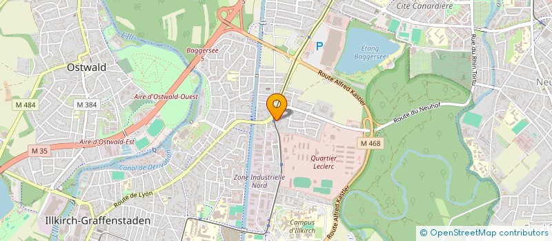 localisation de l'entreprise MADAME MOHSSINA EL MAJIDI  ILLKIRCH-GRAFFENSTADEN