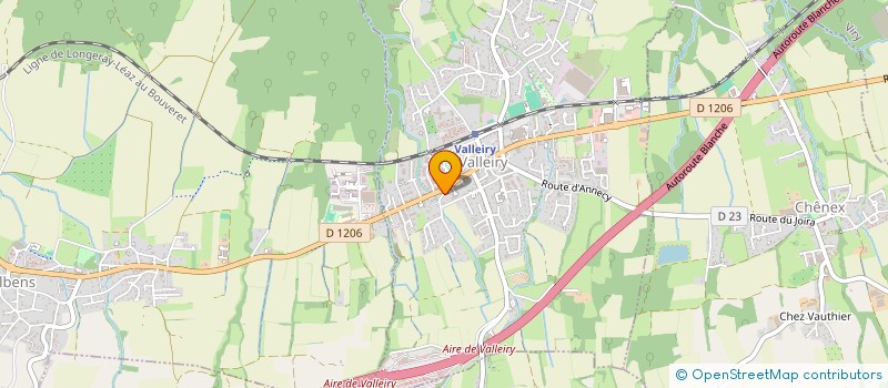 localisation de l'entreprise MADAME MOI BEN OTHMANE  VALLEIRY