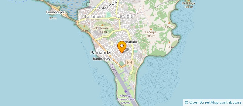 localisation de l'entreprise MADAME MOINA BOURA à PAMANDZI