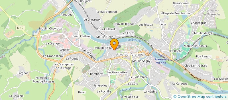 localisation de l'entreprise MADAME MOINA COURIVAUD à SAINT-PRIEST-SOUS-AIXE