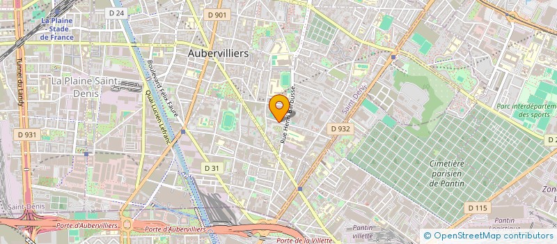localisation de l'entreprise MADAME MOINA DANANIR à AUBERVILLIERS