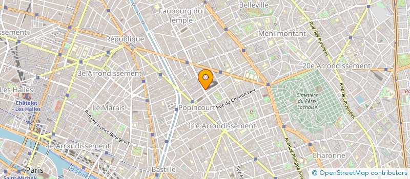 localisation de l'entreprise MADAME MOINA FAUCHIER DELAVIGNE  PARIS