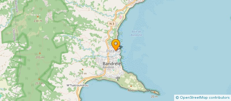localisation de l'entreprise MADAME MOINAKELE BACO MCOLO à BANDRELE