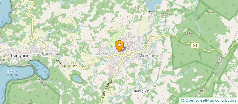 localisation de l'entreprise MADAME MOINAMAOULIDA SALIM  TSINGONI