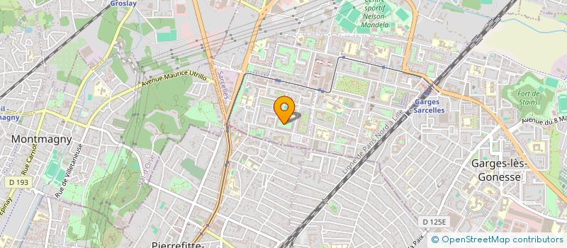 localisation de l'entreprise MADAME MOINDJOUMOI ALI à SARCELLES