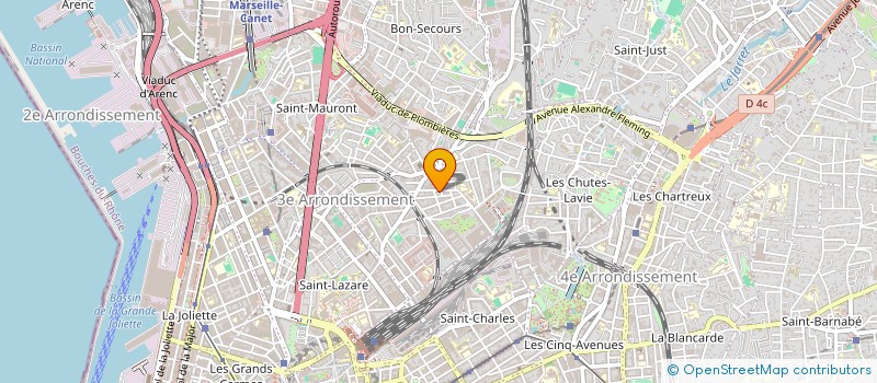 localisation de l'entreprise MADAME MOINDZIOI YOUSSOUF TAMOU à MARSEILLE