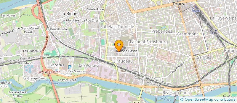 localisation de l'entreprise MADAME MOINECHA HAMZA  TOURS