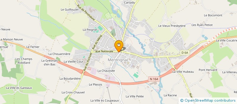 localisation de l'entreprise MADAME MOINECHA OIZIRI à MERDRIGNAC